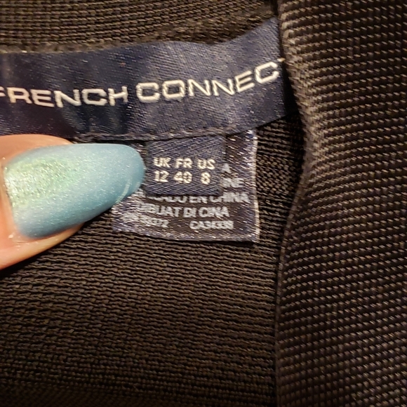 Sexy French Connection Black Bandage Dress - 8 - Picture 5 of 5